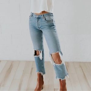 We The Free Distressed Jean